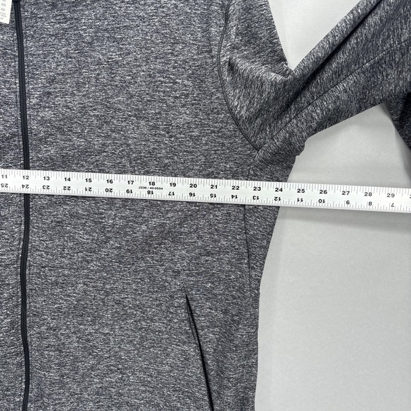 Lululemon Jacket Mens 2XL Gray Full Zip Surge Hooded Sweatshirt Athletic Running - Picture 8 of 14